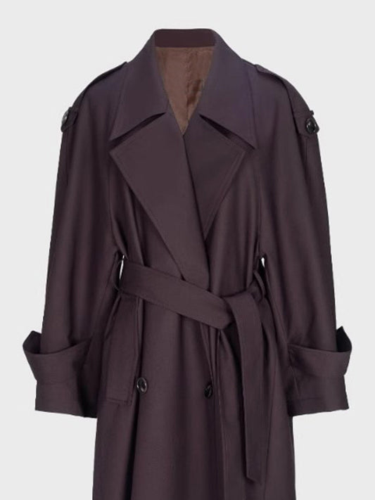 Alea - Extra langer Trenchcoat
