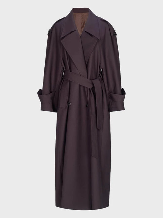 Alea - Extra langer Trenchcoat
