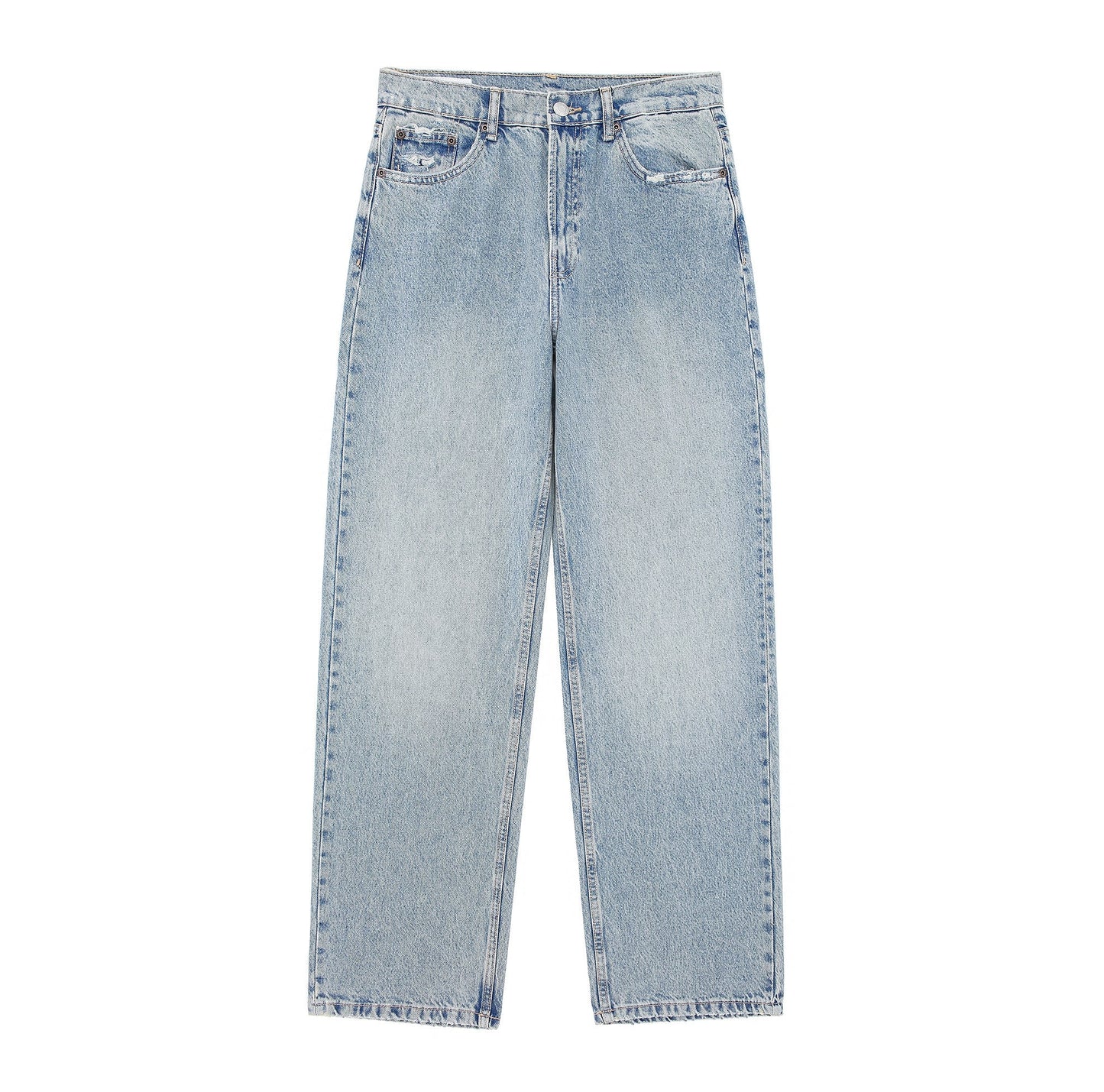 Vintage Patchwork - High-Waist Jeans