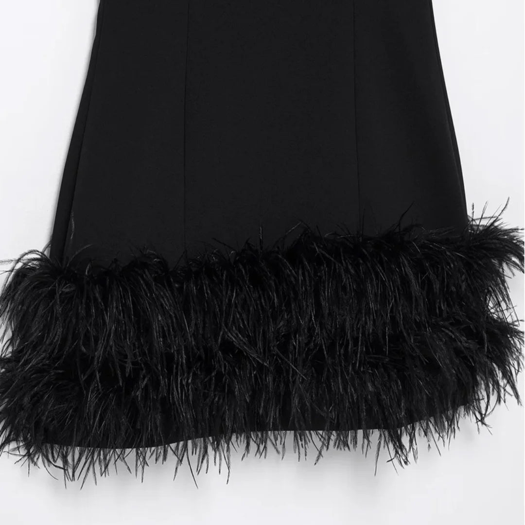 Amara Evening Glow - schwarzes Kleid