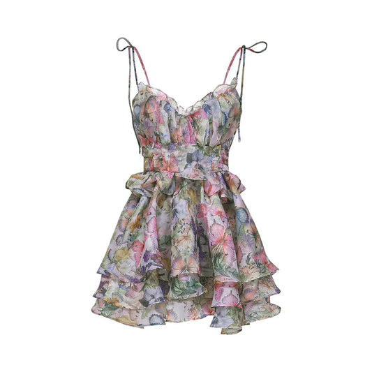 Colorful Grace - Elegantes Multicolor Kleid