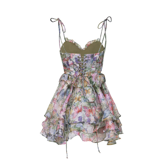 Colorful Grace - Elegantes Multicolor Kleid