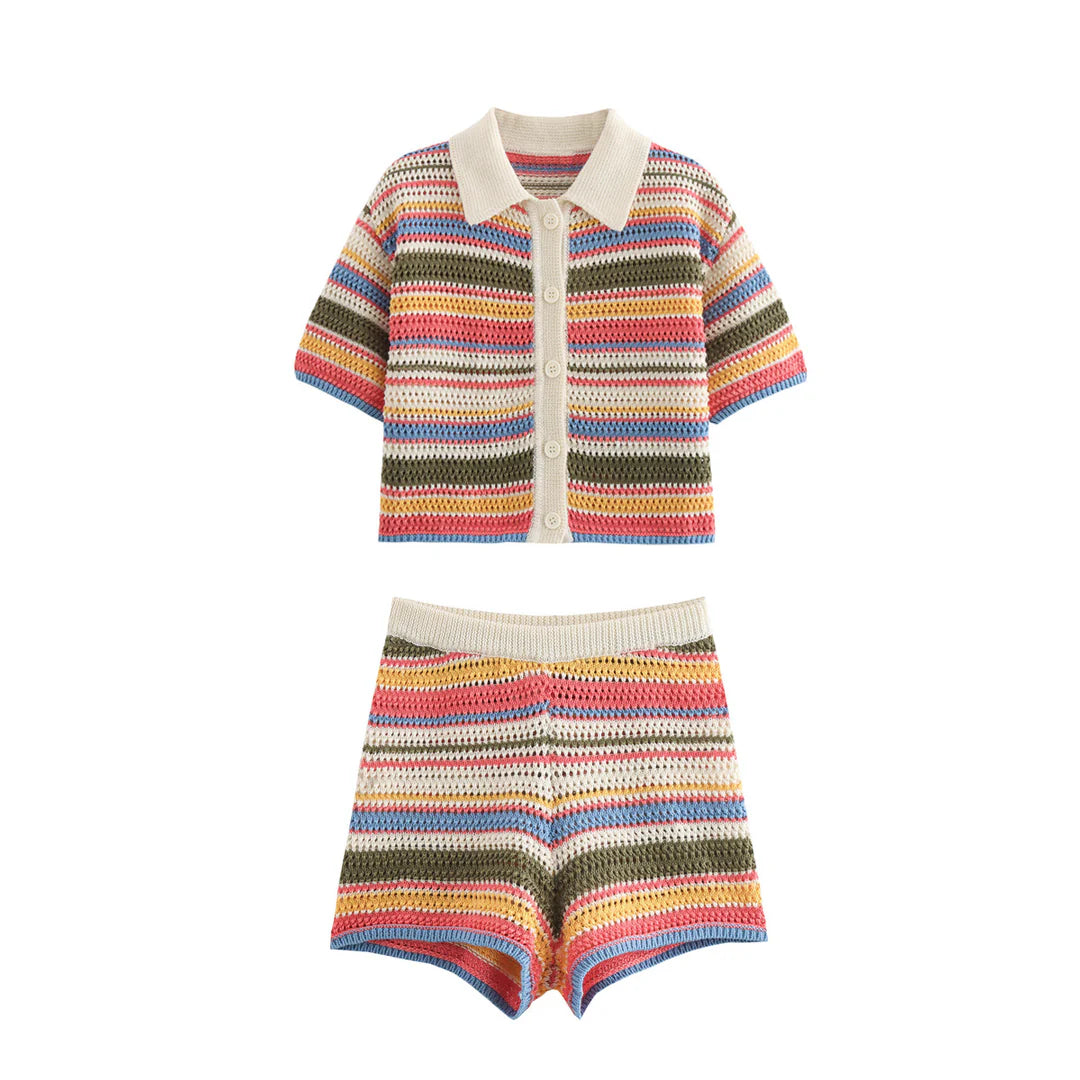 Bahari Vibe – Strick Set